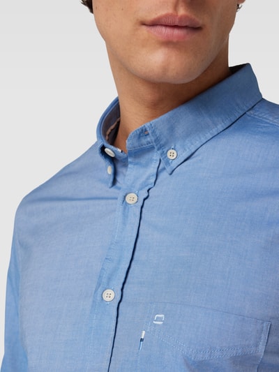 OLYMP Level Five Regular fit vrijetijdsoverhemd met button-downkraag, model 'Oxford' Bleu - 3