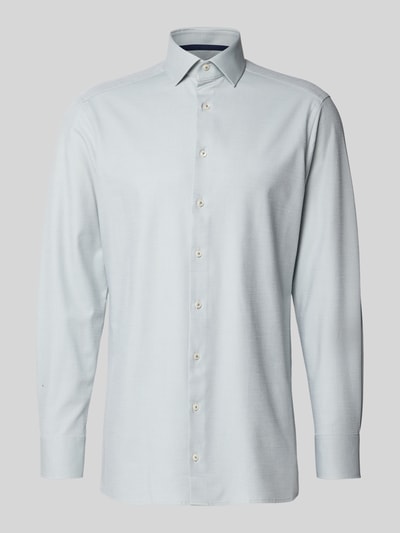 OLYMP Modern Fit Business-Hemd mit Kentkragen Modell 'Global' Gruen 2