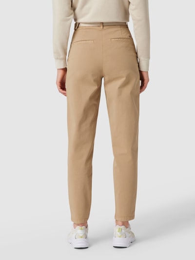 Tommy Hilfiger Stoffen broek met stoffen ceintuur - test Beige - 5