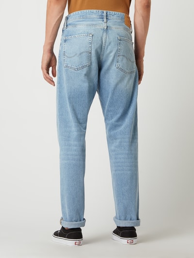 Jack & Jones Jeansy o luźnym kroju z bawełny model ‘Chris’ Jeansowy niebieski 5