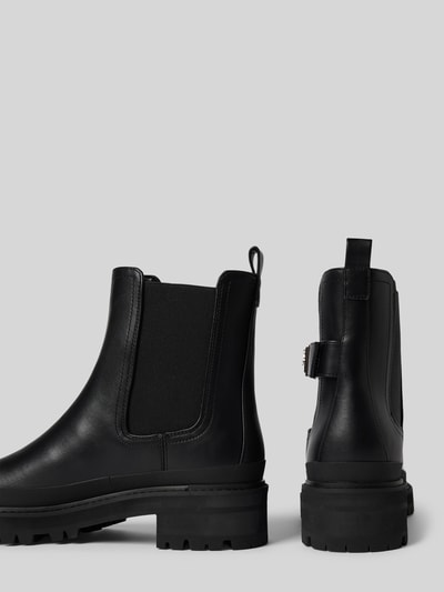 Guess Chelsea boots met logo-applicatie, model 'BENSLY' Zwart - 2