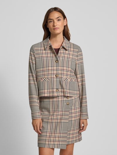 comma Blazer met knoopsluiting Beige - 4