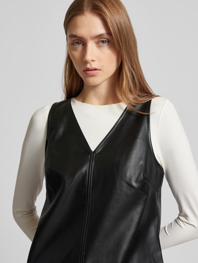 Calvin Klein Jeans Mini-jurk in leerlook Zwart - 3