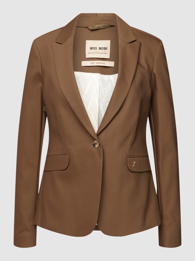 MOS MOSH Blazer mit Label-Applikation Modell 'NIGHT' Khaki 1