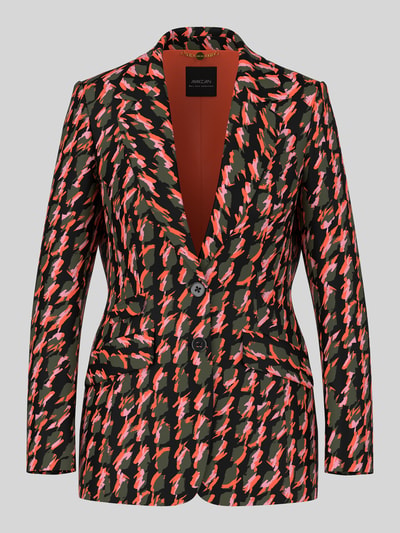 Marc Cain Regular Fit Longblazer mit Label-Detail Orange 2