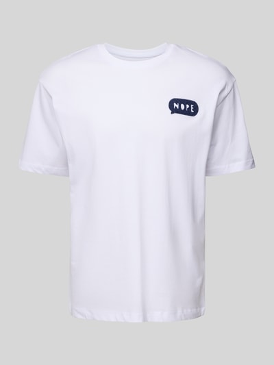 MCNEAL Loose fit T-shirt met ronde hals Wit - 2