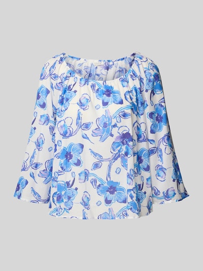 Christian Berg Woman Regular Fit Bluse mit 3/4-Arm Blau 2