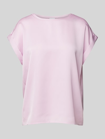 Vila Regular Fit Blusenshirt mit Kappärmeln Modell 'ELLETTE' Rosa 2