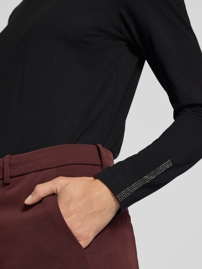 Brax Shirt met lange mouwen en col, model 'CARINA'  - 3