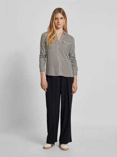 Vero Moda Overhemdblouse met knoopsluiting, model 'BUMPY' Middenbruin - 1