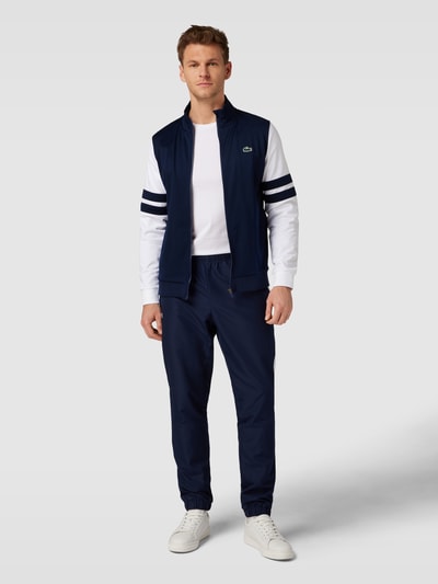 Lacoste Sweatjacke mit Logo-Patch Marine 1