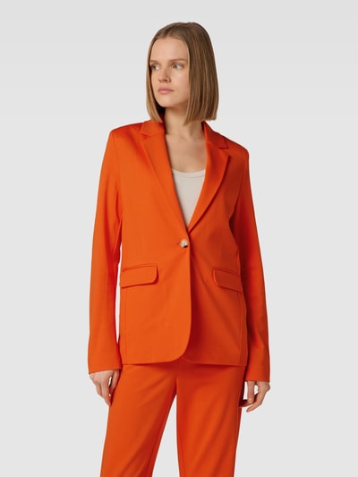 Oui Blazer met klepzakken Oranje - 4