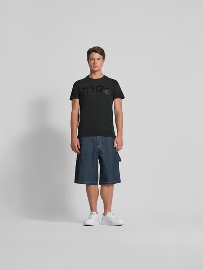 Dsquared2 T-Shirt mit Label-Print Black 1