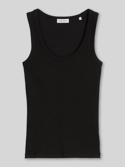 Marc O'Polo Top o kroju slim fit z mieszanka bawełny Czarny 2