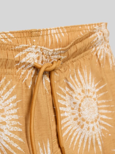 Productfoto, Badehose met steekzakken model 'MAUI' van Jack & Jones, loose fit, elastische tailleband met trekkoord, detailopname