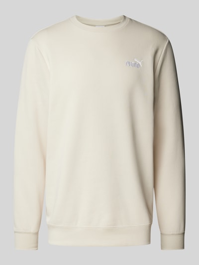 PUMA PERFORMANCE Sweatshirt mit Label-Stitching Offwhite 1