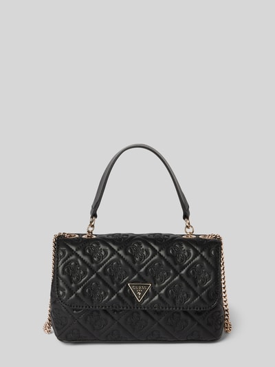 Guess Handtasche mit Label-Applikation Modell 'ADELASIA' Black 2
