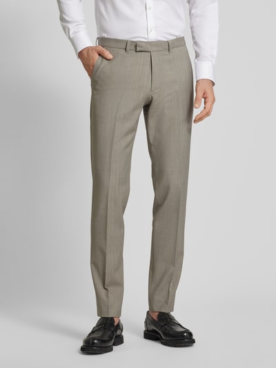 Drykorn Pantalon met persplooien, model 'PIET' Beige - 4