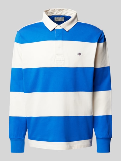 Gant Sweatshirt mit Polokragen Modell 'RUGGER' Royal 2