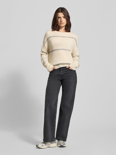 Brax Strickpullover mit Label-Detail Modell 'LISA' Offwhite 1