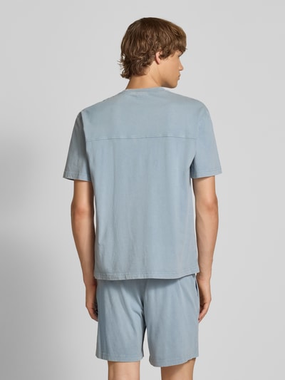 CHAMPION T-Shirt mit Logo-Badge Hellblau 5