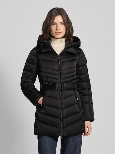 khujo Regular Fit Steppmantel mit Kapuze Modell 'KINA' Black 4