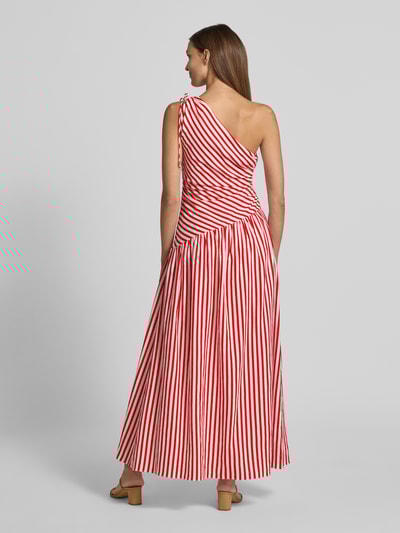 Forever New Abendkleid aus Leinen-Mix mit Raffungen Rot 5