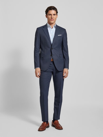 Jake*s Slim Fit Business-Hemd mit Kentkragen Jeansblau 1