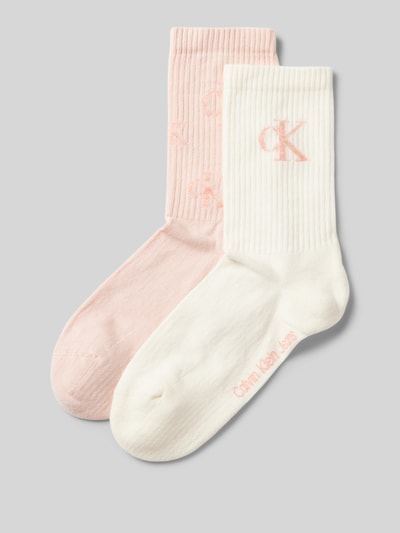 Calvin Klein Jeans Socken mit elastischem Rippenbündchen im 2er-Pack Rosa 1