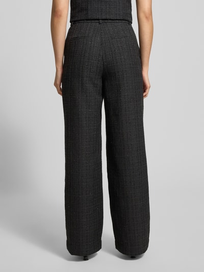 Neo Noir Stoffhose mit Glitter-Effekt Modell 'Emmett' Black 5
