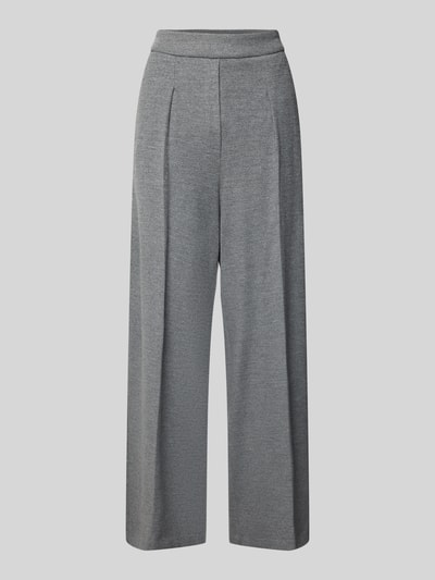 Stehmann Stoffen broek met elastische band, model 'Francis' Lichtgrijs - 2