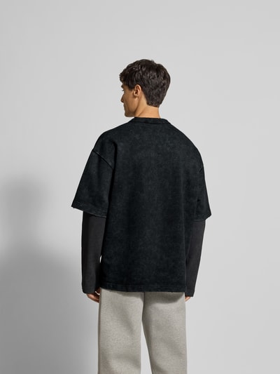 DAILY PAPER Longsleeve mit Label-Print Black 5