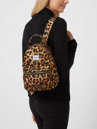 Herschel Rucksack mit Leopardenmuster Modell 'Nova' Camel 1