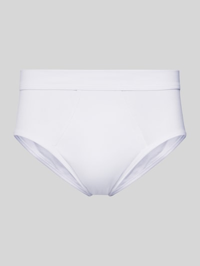 Schiesser Slip mit elastischem Bund Weiss 1