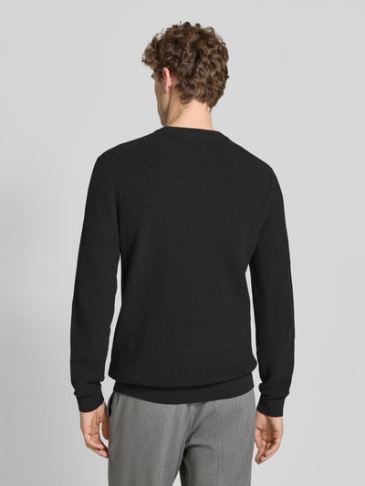 MCNEAL Gebreide pullover met ribboorden Donkergrijs gemêleerd - 5