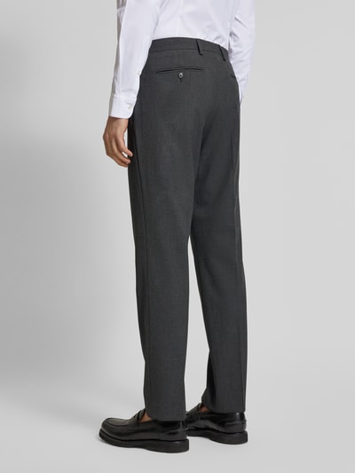 Christian Berg Men Pantalon met persplooien Antraciet - 5