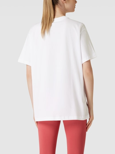 Nike T-Shirt mit Label-Stitching Weiss 5