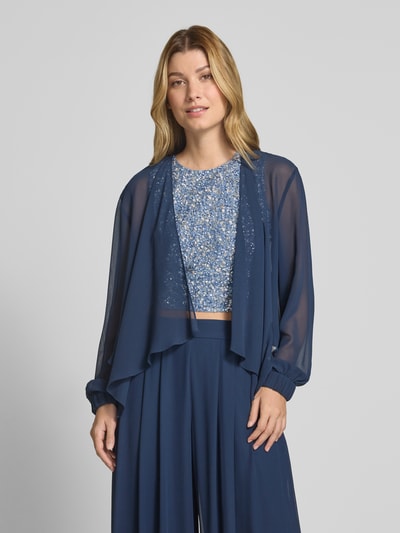 Christian Berg Cocktail Relaxed fit bolero in semi-transparant design Donkerblauw - 4