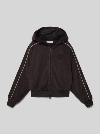 Calvin Klein Jeans Sweatjack met capuchon Zwart - 1