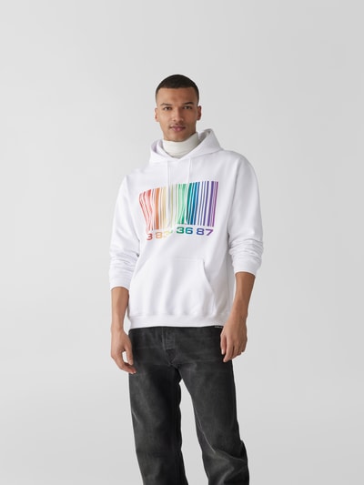 VTMNTS Hoodie mit Motiv-Print Weiss 4