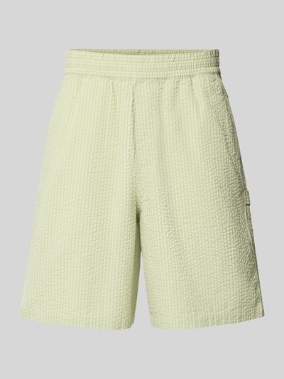Carhartt Work In Progress Korte broek met structuurmotief, model 'Toland' Lichtgroen - 2