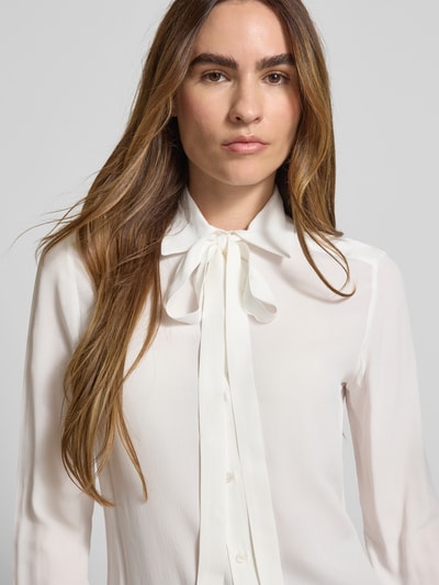 MAX&Co. Regular Fit Hemdbluse mit Seidenanteil Modell 'ATENEO' Weiss 3