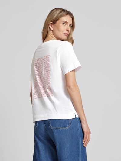 Rich & Royal T-Shirt mit Statement-Print Weiss 5