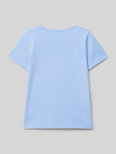 Tom Tailor Regular Fit T-Shirt mit interaktivem Paillettenmuster Bleu 3