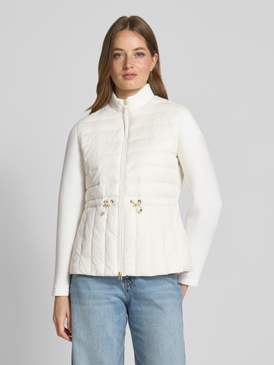 JOOP! Steppjacke mit Viskose-Anteil und Stehkragen Modell 'Ondine' Offwhite 4