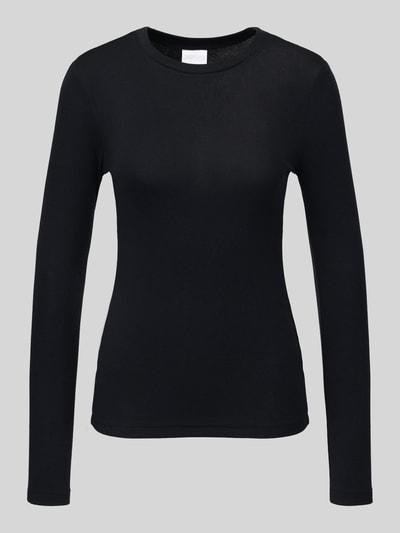 Jake*s Collection Langarmshirt mit Rundhalsausschnitt Black 2