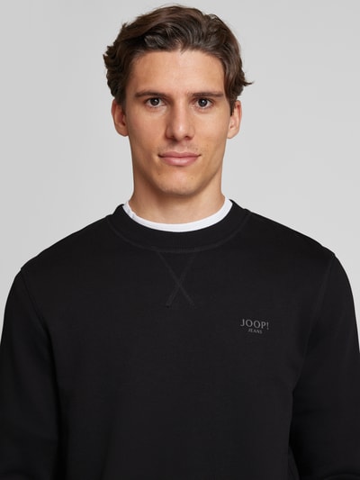 JOOP! Jeans Sweatshirt mit Label-Print Modell 'Salazar' Black 3