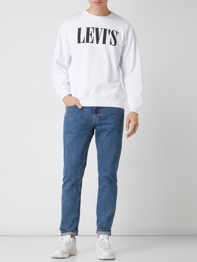 Levi's® Jeansy o kroju regular tapered fit z dodatkiem streczu model ‘502’ Niebieski 1