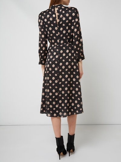 Jake*s Collection Maxi-jurk met bloemenmotief Zwart - 5