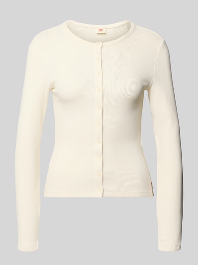 Levi's® kardigan rozpinany o kroju slim fit z mieszanka bawełny model 'RORY' Złamany biały 2